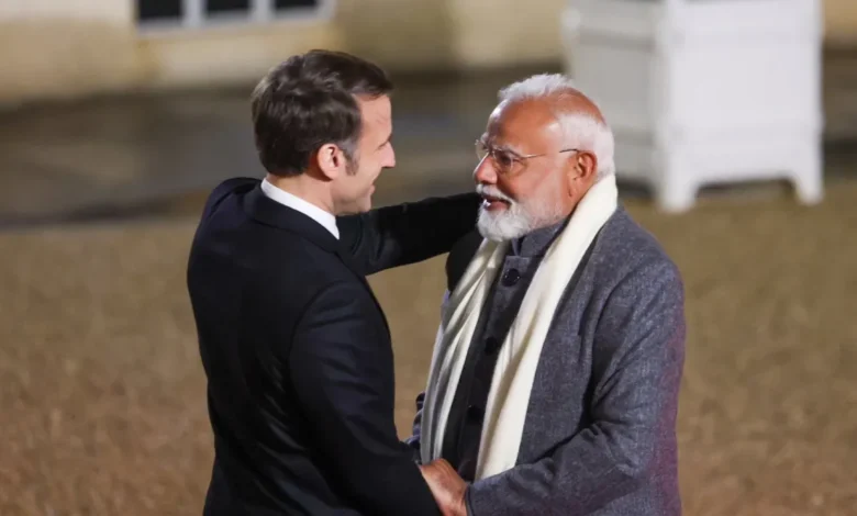 PM Modi Talks To France President Macron