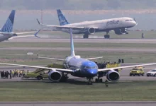 America JetBlue Flight Emergency Landing